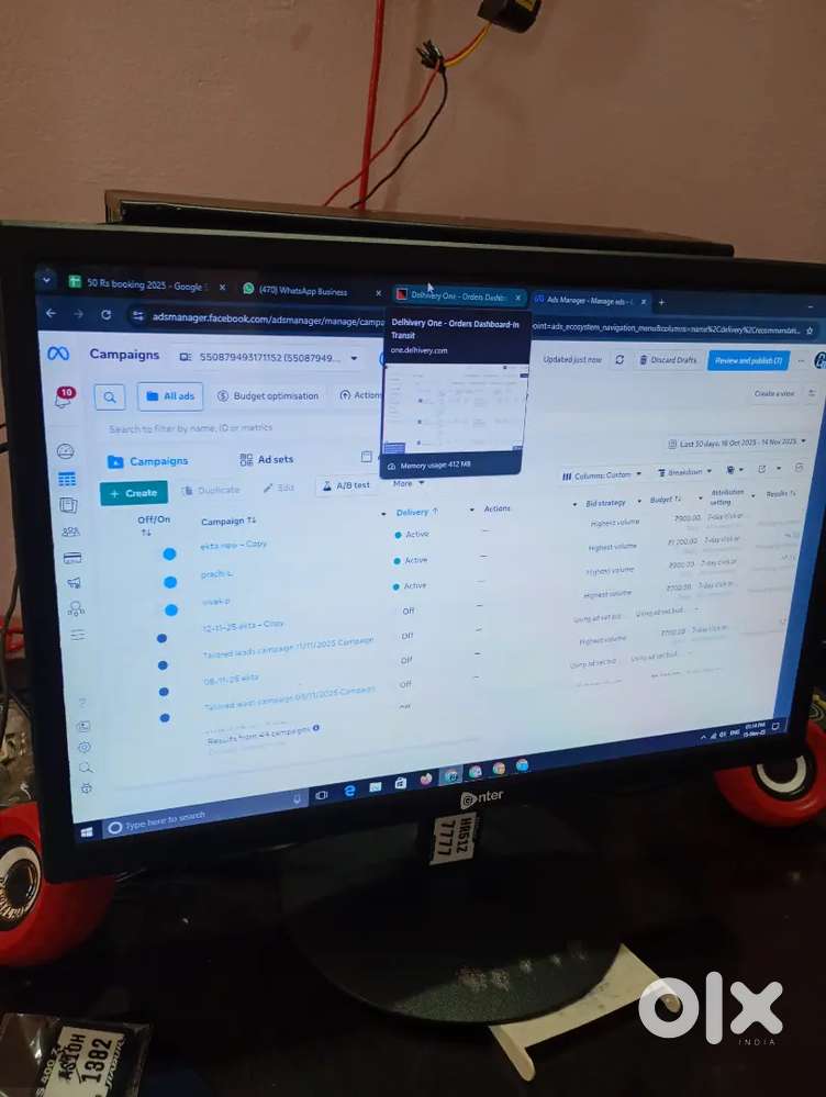 Monitor for computer