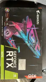 RTX 3070 8 GB Aorus graphics card