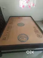 Bed (4ft x 6ft) & matress (4ft x 6ft)