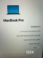 Apple  mack book pro 15.4 inch