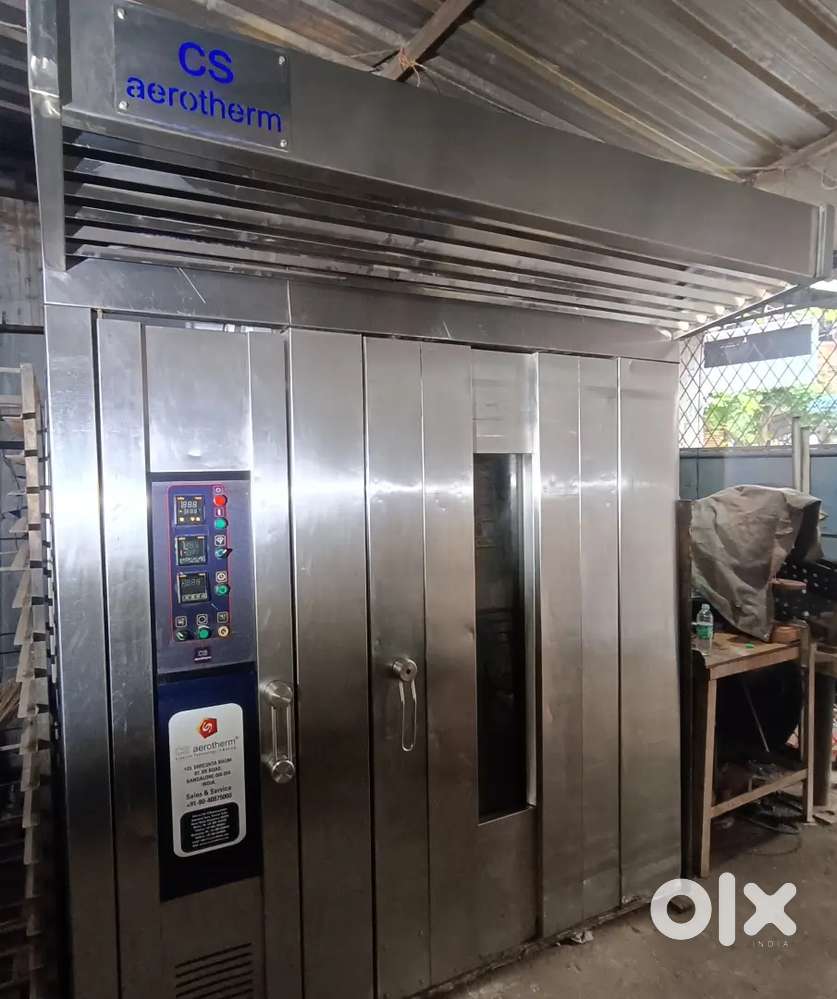 CS aerotherm company double trolly diesel oven for bakery uses