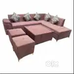 Special price - buy new sofa 8450, L size sofa 13990/- on EMI also