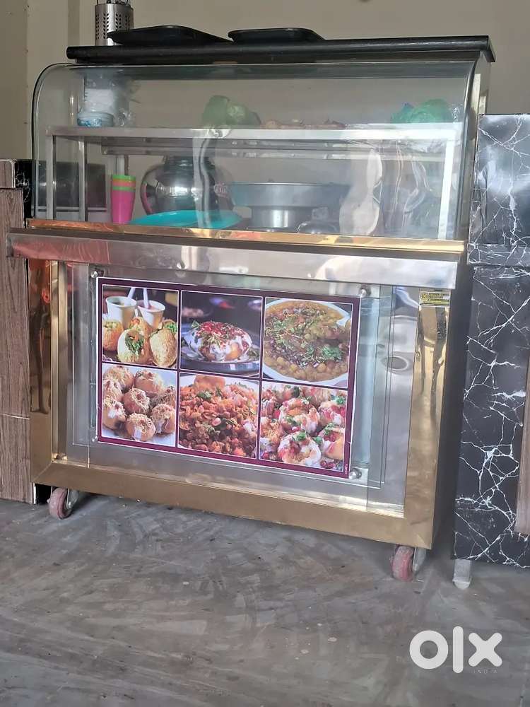 Breakfast or panipuri counter stall