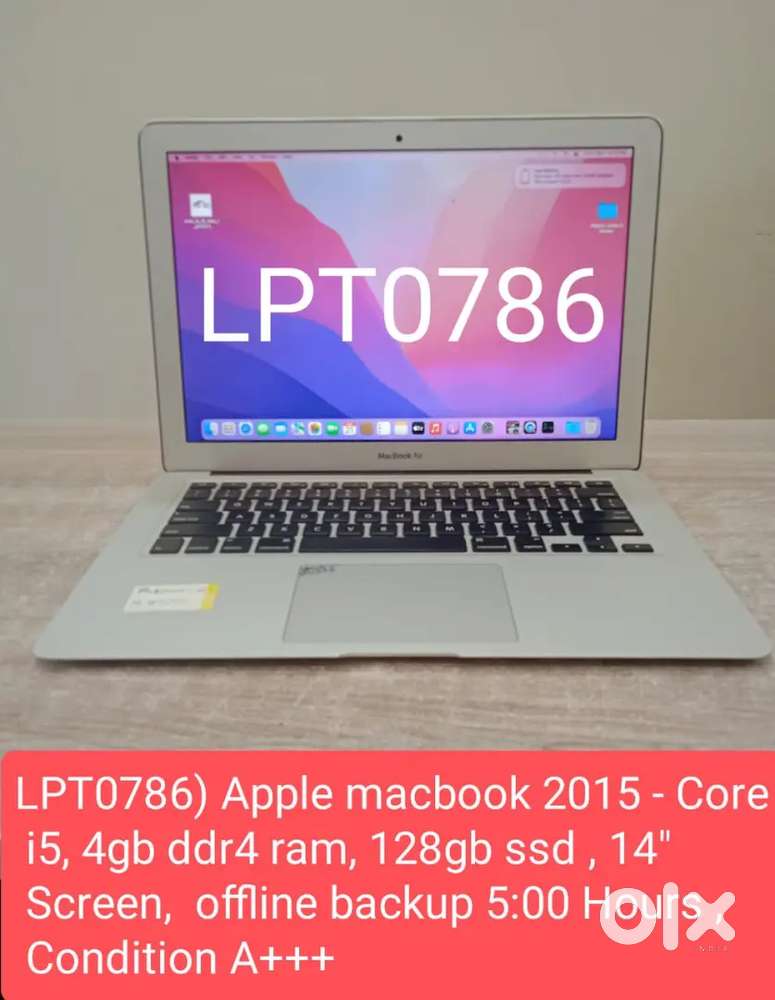 LPT0786) Apple macbook used Laptop