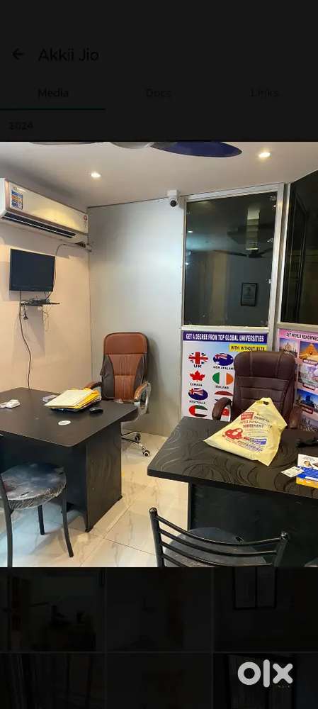 700 Sqft Semi Furnished Office Space On Rent Dak Bungalow Chauraha.