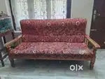 3+1+1 Wooden Sofa For Affordable Rate