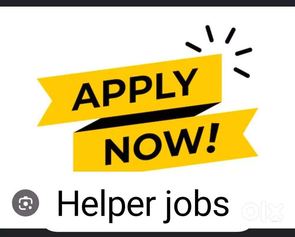 Apply now helper jobs In showrooms or companies
