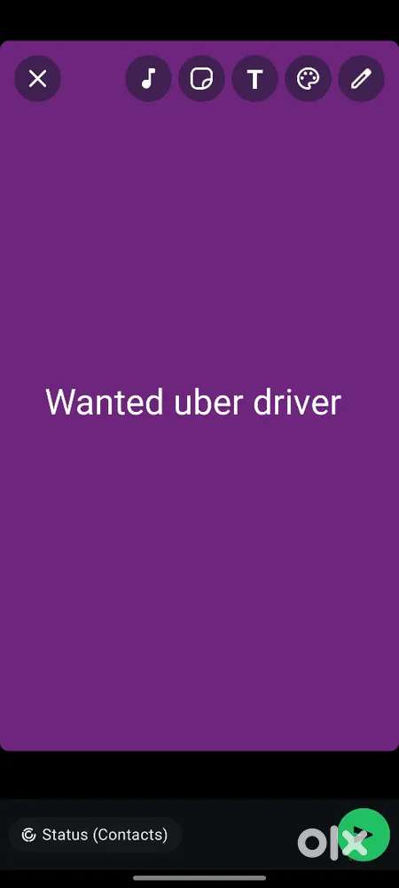 Wanted uber driver