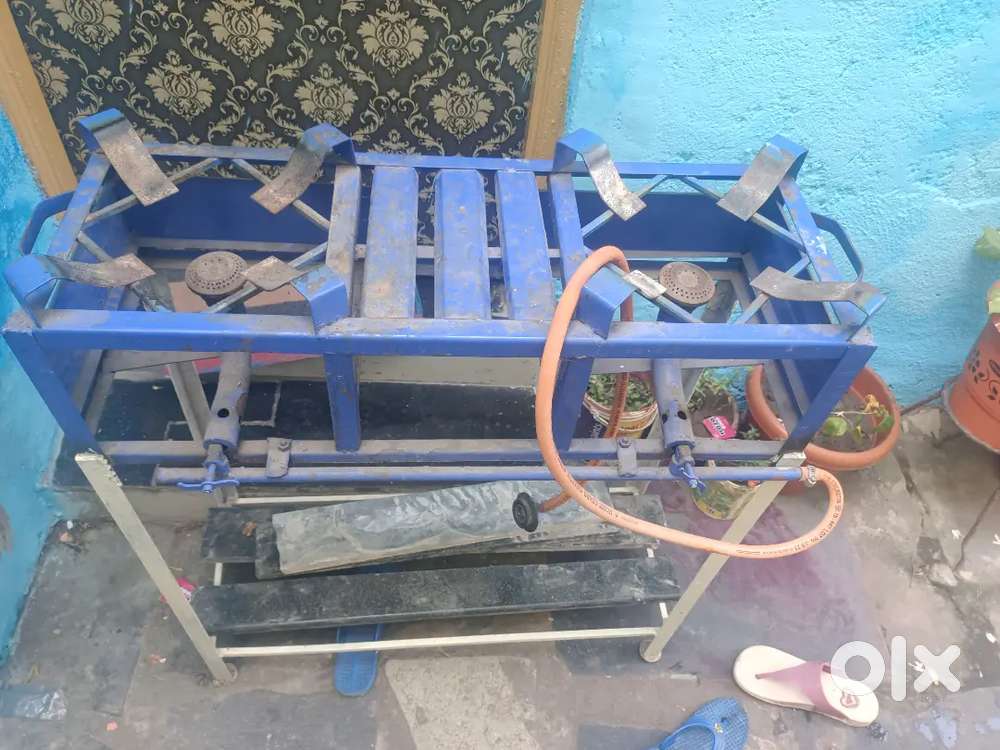 gas shegbi blue colour height 3fut with regulator regulator