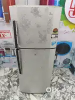 Lg double door silver colour flower design 260 lotres refrigerator