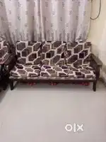 Wooden Sofa 3+2 negotiable