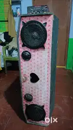 Speaker box and amplifier 10 inches box