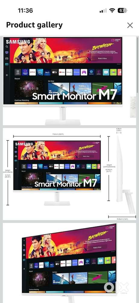 Samsung 32-inch(80cm) M7 4K UHD Smart 3,840 x 2,160 Monitor