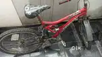Red Coloured Hercules Bicycle