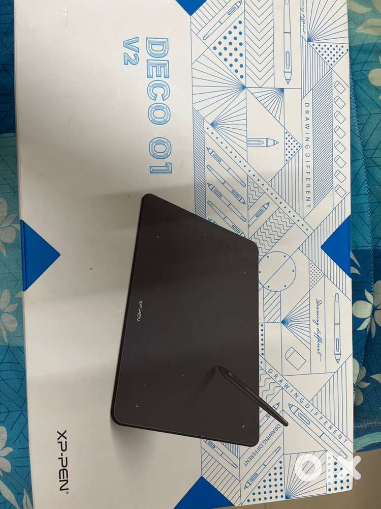 XP PEN DECO 01 v2 new writing tablet with all accesories