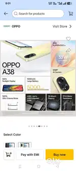 Oppo a38 merory 4*4 128