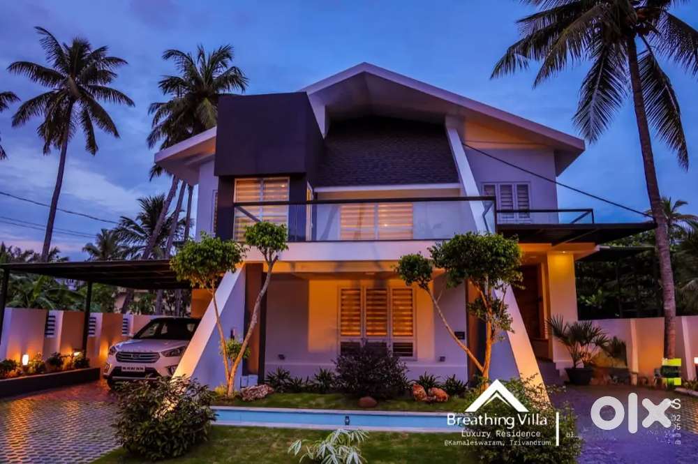 12 CENTS 3600 sqft 4 BHK FULLY FURNISHED HOUSE AT KAMALESWARAM MANACDU