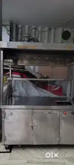 Restaurant heavy steel body counter