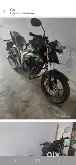 Black color gixer moved less than 10000kms in good condition