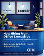 Front Office Executive vacancy in a Club in Ernakulam 240/24/4
