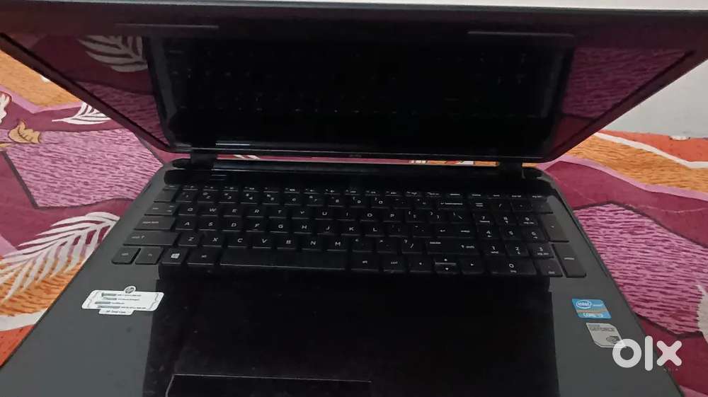 Hp laptop with charger.