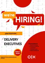 HIRING DELIVERY EXECUTIVES