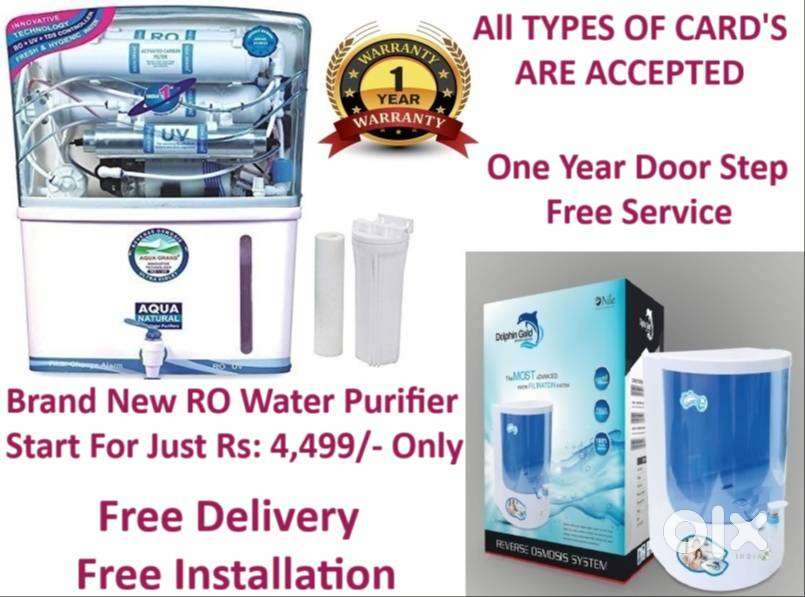 Brand New RO Water Filter/ Purifier Start For Just Rs 4,499 Only