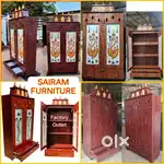 SAIRAM FURNITURE new  wooden Lucky Pooja Mantra own manufacturer offer