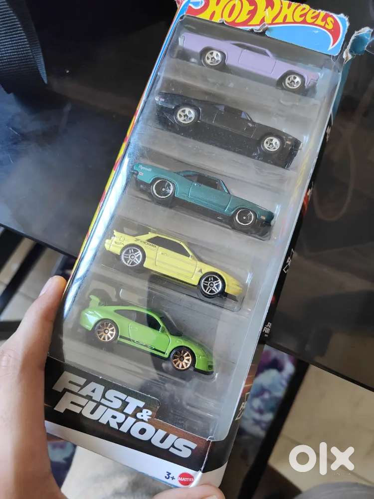 Fast and furious hotwheels set of 5
