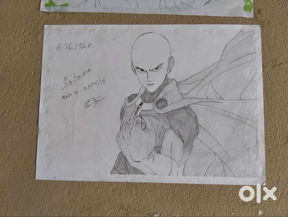 Saitama's picture #drowing #saitama