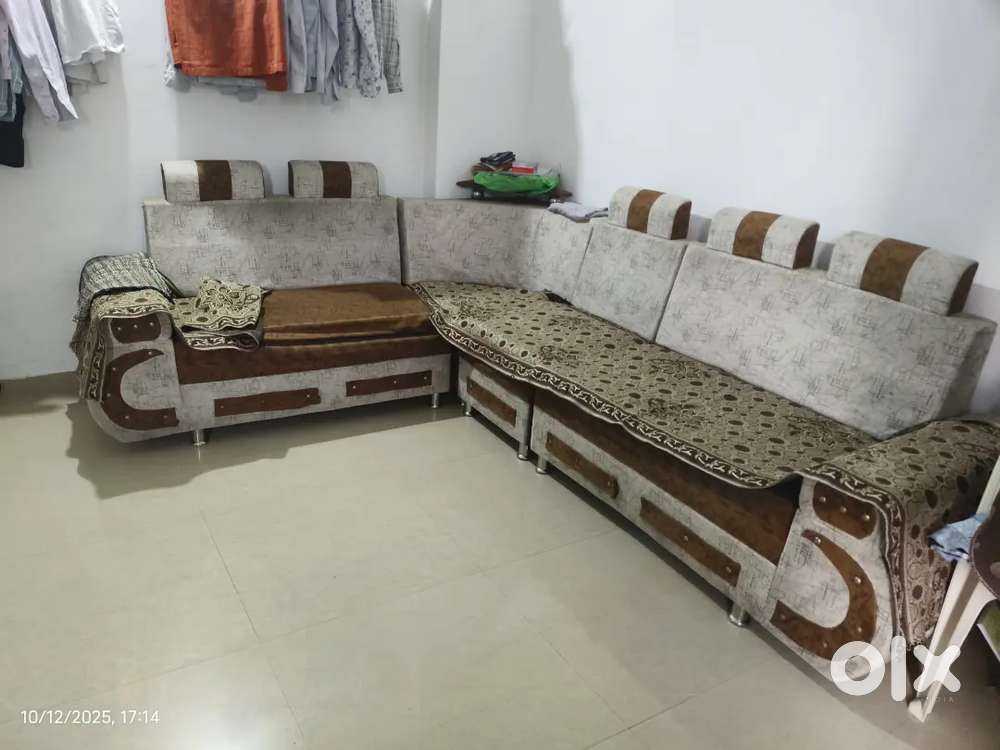 6 Seated Sofa for sell  only 2 years old