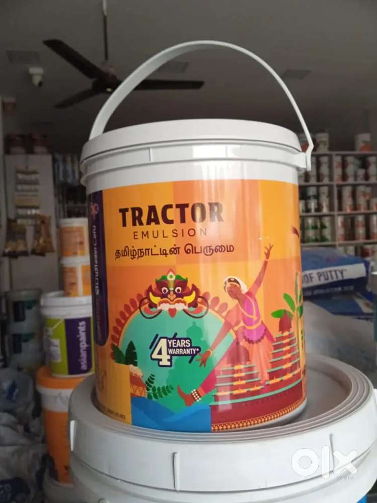 Sales man paint shop