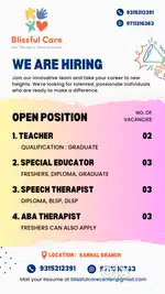 Hiring Alert Teachers, Special Educators & Therapists Wanted in Karnal