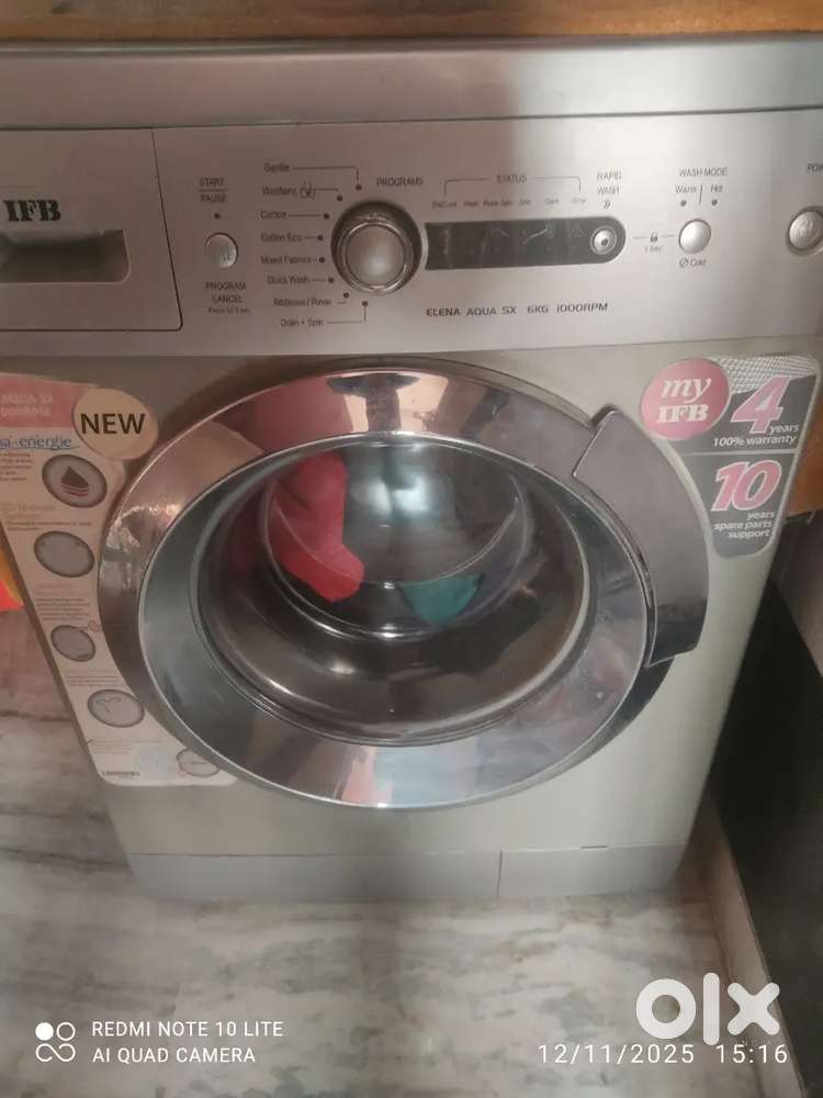 IFB WASHING MACHINE ELENA 6 KG AUTOMATIC FRONT LOAD