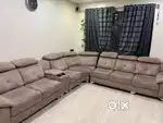 L shaped 7 seater sofa