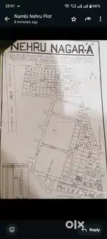 5.5 cents plot for sale in nehru nagar A