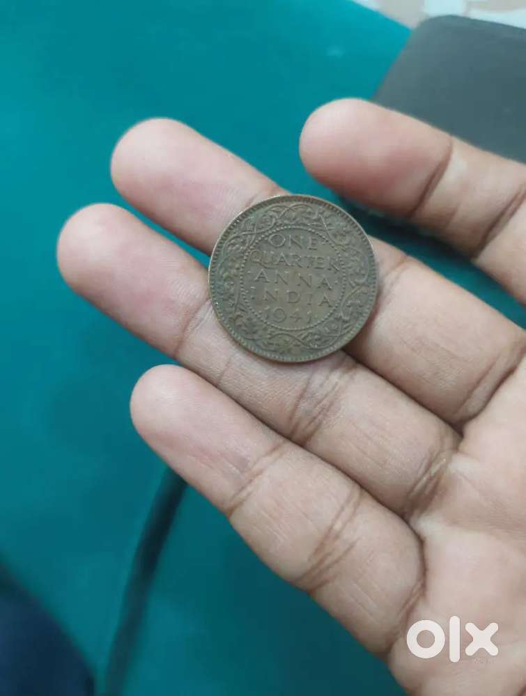 1941 rare coin one anna coin