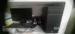 Assemble cpu & AOC 15.6 inch monitor, twin speaker and web camara
