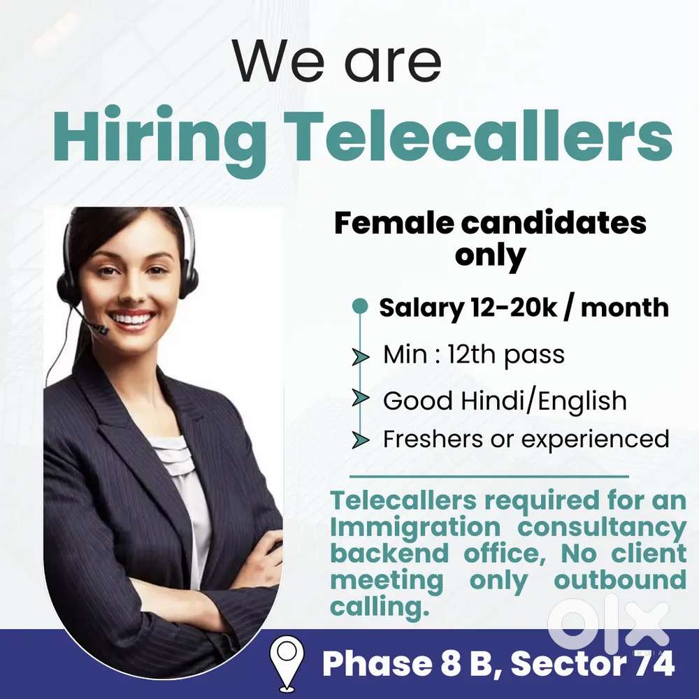 Female Telecallers Required