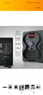 Zebronics home theater, 7.1 multimedia