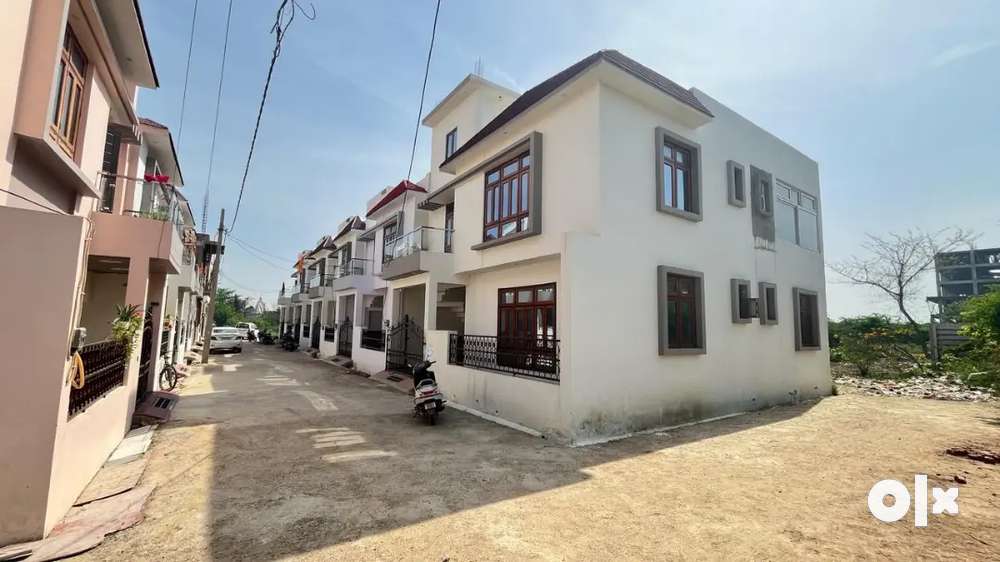 New built corner house, corner plot house, near Jaipuriya school