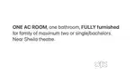 One AC room set