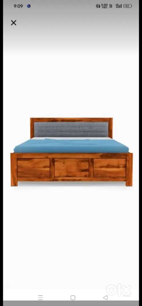 Today Best deal buy new double bed with box 6999 EMI available