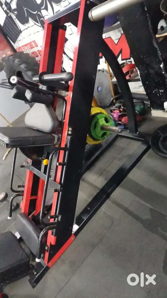 Hack squat legg pres for salev