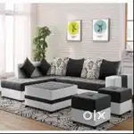 Fire offer - buy new sofa 8499, L type sofa set 13990/- EMI avail hai