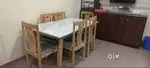 Brand new dinning table with marble top