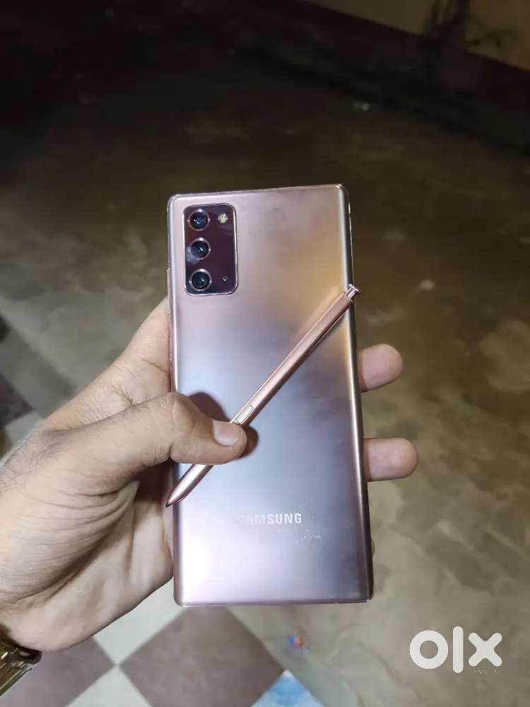 Samsung note 20 bronze colour with s pen 8/256