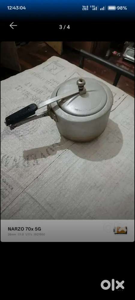 5L COOKER HAI TURAT MESGAE KRE JISKO LENA HAI