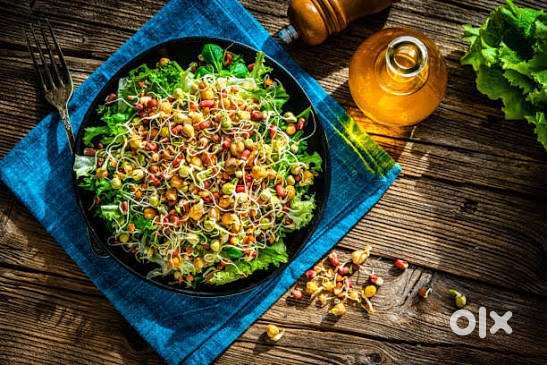 Sprout salad ke liye partnar