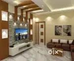 Homes office showroom in interior solution is colour pop work